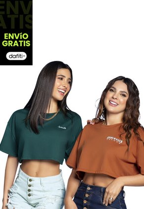 Camiseta Paq X2 Mujer Multicolor Atypical 32576