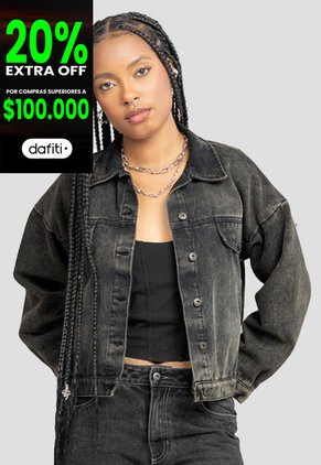 Chaqueta Mujer Negro Atypical 107112