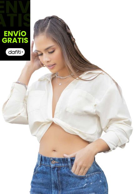Camisa Mujer Marfil Atypical 5524