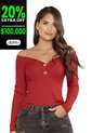 Blusa Juvenil Rojo Atypical 79000 de Atypical