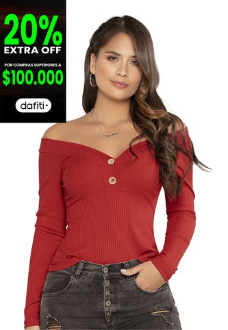 Blusa Juvenil Rojo Atypical 79000 Atypical