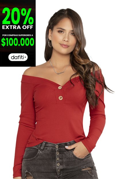 Blusa Juvenil Rojo Atypical 79000