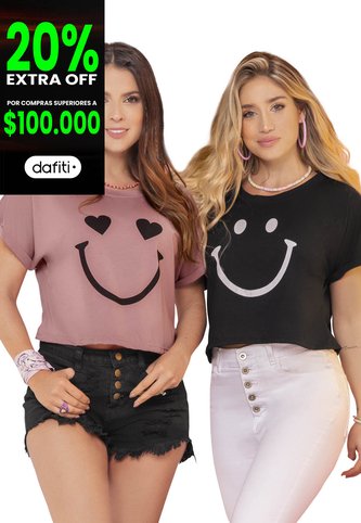 Camiseta Mujer Palo De Rosa Atypical 96282 Atypical