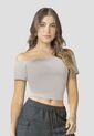 Blusa Mujer Gris Claro Atypical 110157 de Atypical