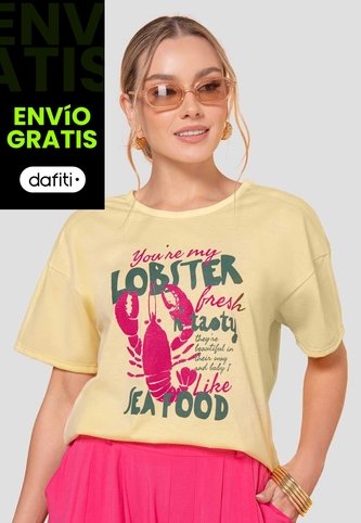 Camiseta Mujer Piña Colada Atypical 113630 Atypical