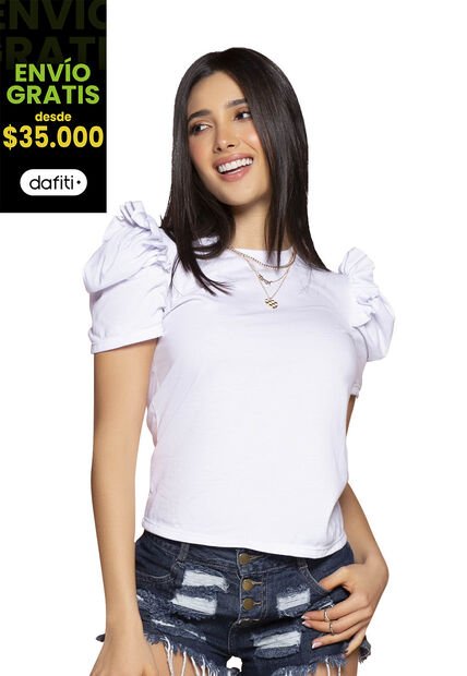 Camiseta Mujer Blanco Atypical 32570