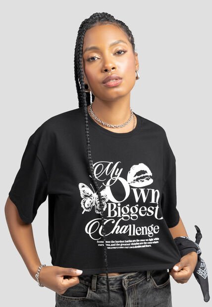 Camiseta Mujer Negro Atypical 106858