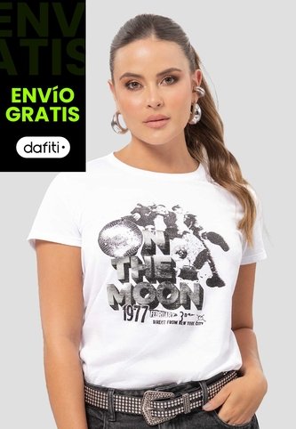 Camiseta Mujer Blanco Atypical 112829 Atypical