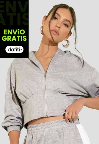 Buzo Mujer Gris Jaspe Atypical 112602 Atypical