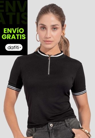 Blusa Mujer Negro Atypical 112507 Atypical