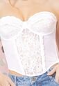 Corset Mujer Blanco Atypical 110587 de Atypical