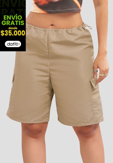 Bermuda Short Mujer Caramelo Atypical 105480