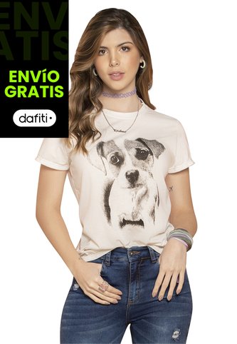 Camiseta Juvenil Marfil Atypical 91562 Atypical