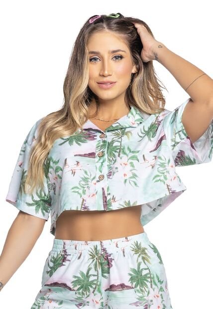 Camisa Mujer Multicolor Atypical 5923