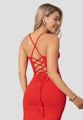 Vestido Mujer Rojo Atypical 5519