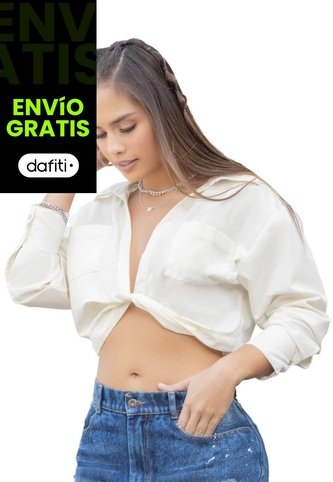 Camisa Mujer Marfil Atypical 5524 Atypical