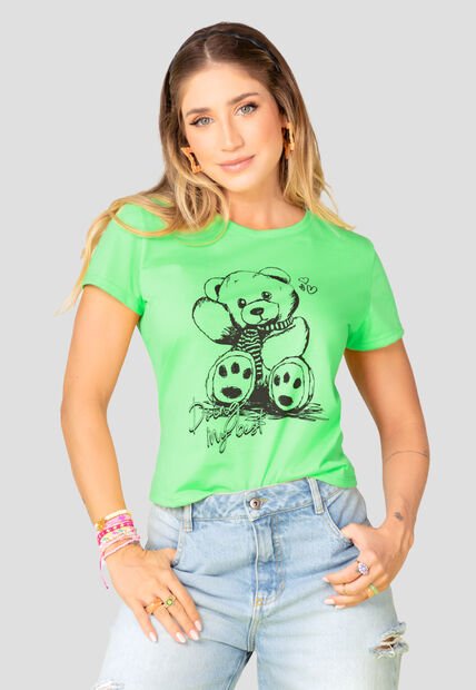 Camiseta Mujer Verde Atypical 2250