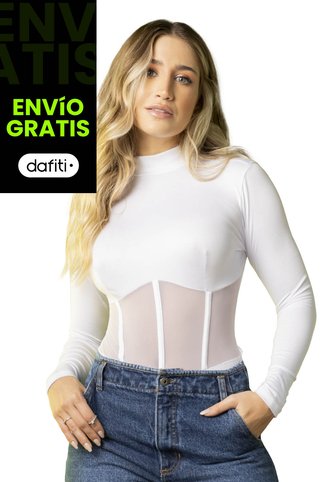 Body Mujer Blanco Atypical 7967 Atypical