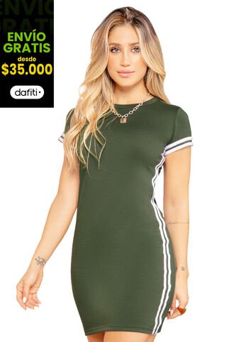 Vestido Mujer Verde Atypical 8269 Atypical