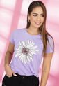 Camiseta Mujer Lila Atypical 8374 de Atypical
