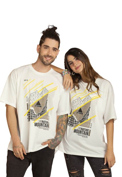 Camiseta Mujer Marfil Atypical 9579
