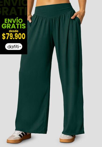 Pantalón Mujer Verde Pino Atypical 114256 Atypical