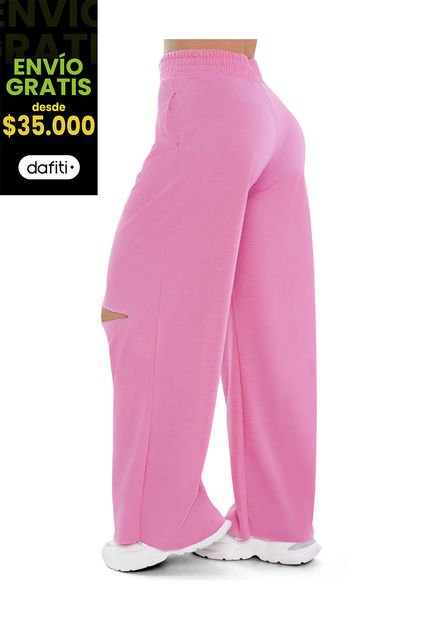 Jogger Mujer Rosa Atypical 90651
