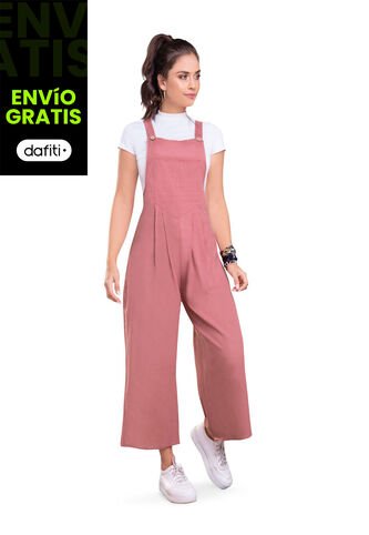 Overall Largo Juvenil Femenino Palo De Rosa Oscuro Atypical Atypical