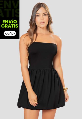 Vestido Mujer Negro Atypical 110785 Atypical