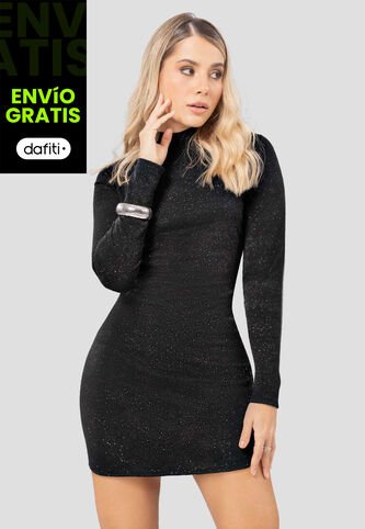 Vestido Mujer Negro Atypical 112854 Atypical