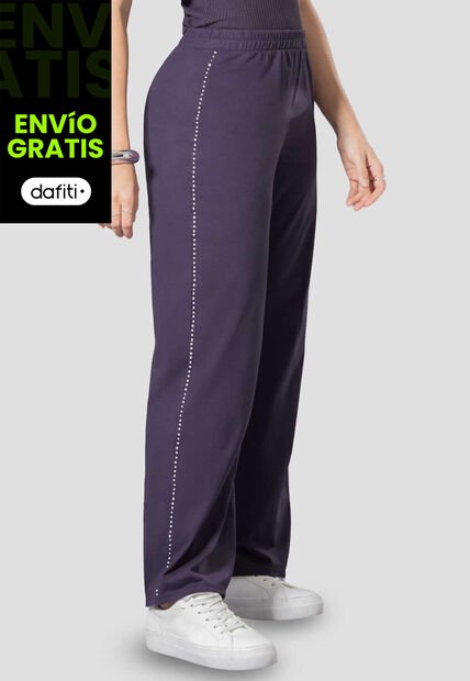 Pantalón Mujer Vino Atypical 112834
