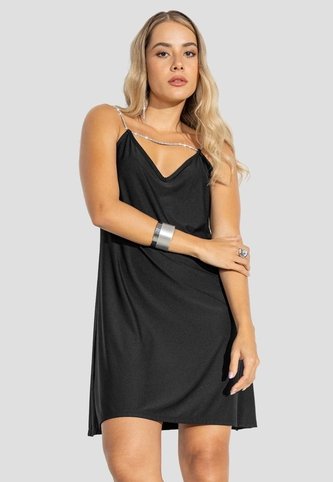 Vestido Mujer Negro Atypical 114246 Atypical