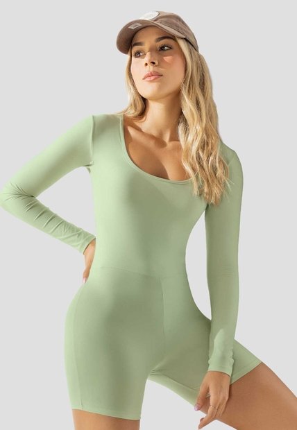 Enterizo Corto Mujer Verde Matcha Atypical 105479