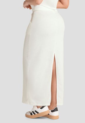 Falda Larga Mujer Blanco Atypical 103819