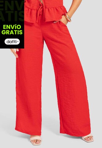 Pantalón Mujer Rojo Atypical 112489 Atypical