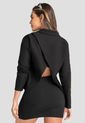Blazer Mujer Negro Atypical 104219 de Atypical