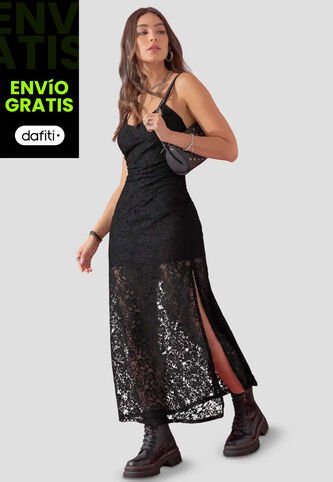 Vestido Mujer Negro Atypical 111392 Atypical