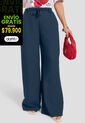 Pantalón Mujer Azul Profundo Atypical 112489 de Atypical