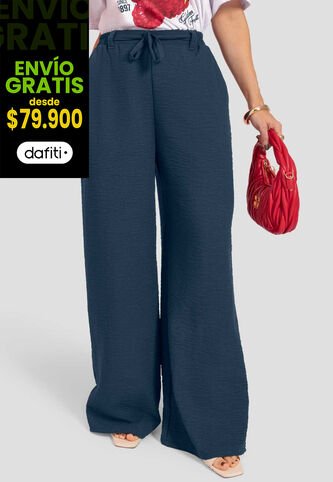 Pantalón Mujer Azul Profundo Atypical 112489 Atypical