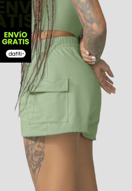 Short Mujer Verde Matcha Atypical 110160