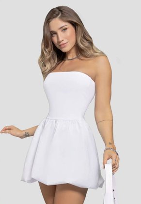 Vestido Mujer Blanco Atypical 110785