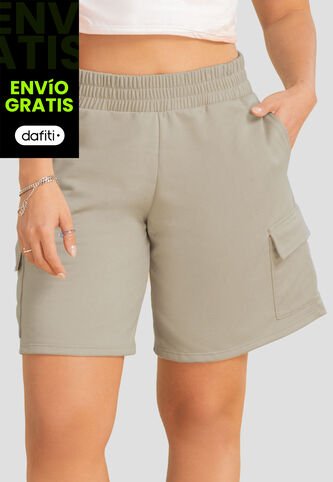 Bermuda Short Mujer Café Pardo Atypical 693 Atypical