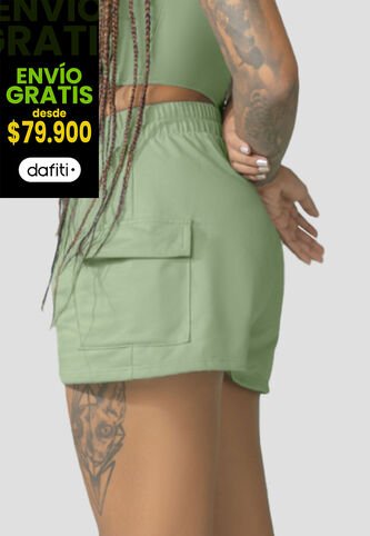 Short Mujer Verde Matcha Atypical 110160 Atypical