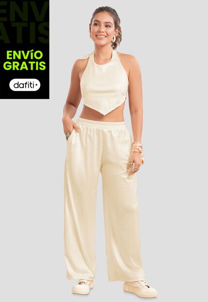 Conjunto Mujer Caqui Atypical 105699