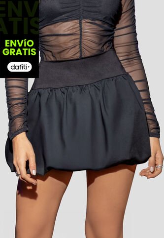 Falda Corta Mujer Negro Atypical 106060 Atypical