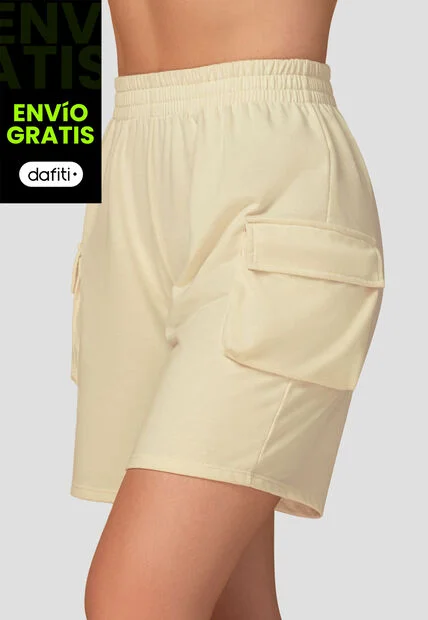 Bermuda Short Mujer Beige Atypical 104497