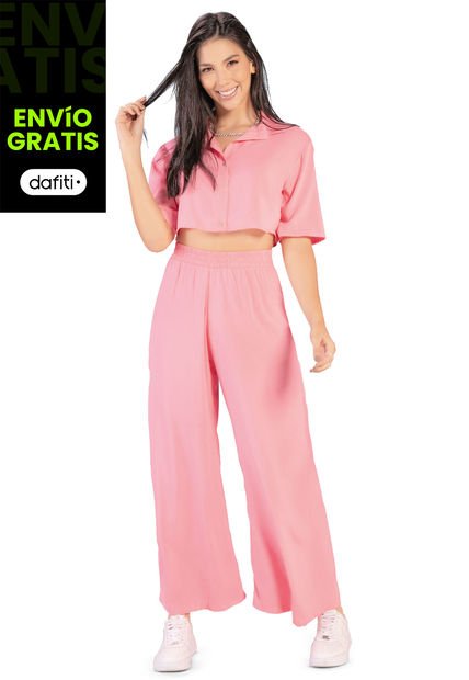 Conjunto Mujer Rosa Atypical 7021