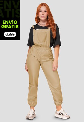 Overall Largo Mujer Beige Atypical 105097 Atypical