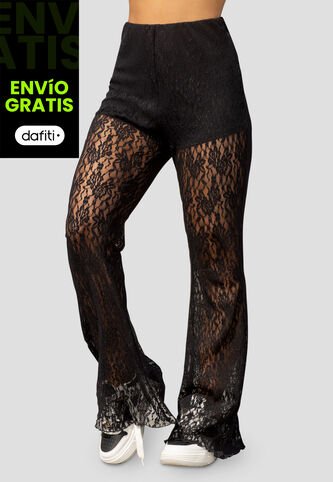 Pantalón Mujer Negro Atypical 103316 Atypical