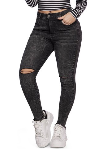 Jean Mujer Negro Atypical 2135 Atypical